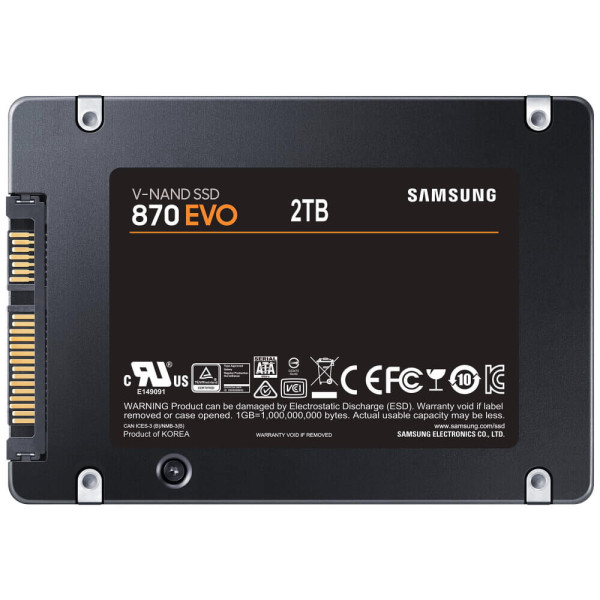 SSD-накопичувач Samsung 870 EVO 2TB (MZ-77E2T0E)