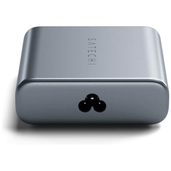 Мережевий зарядний пристрій Satechi 200W USB-C 6-Port PD GaN Space Gray (ST-C200GM-EU)