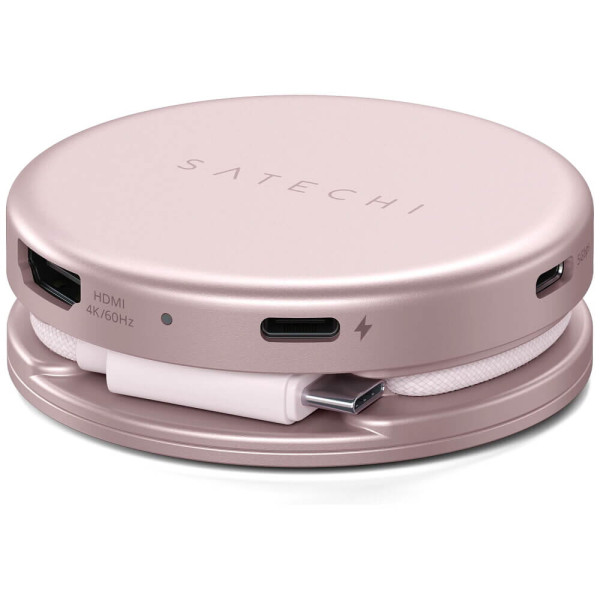 Адаптер Satechi OntheGo 5-in-1 USB-C Multiport Adapter Blush (ST-POTG5P)