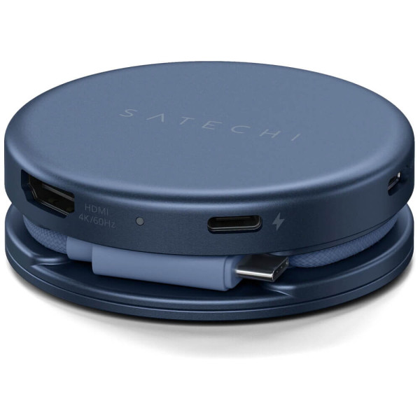 Адаптер Satechi OntheGo 5-in-1 USB-C Multiport Adapter Indigo (ST-POTG5B)