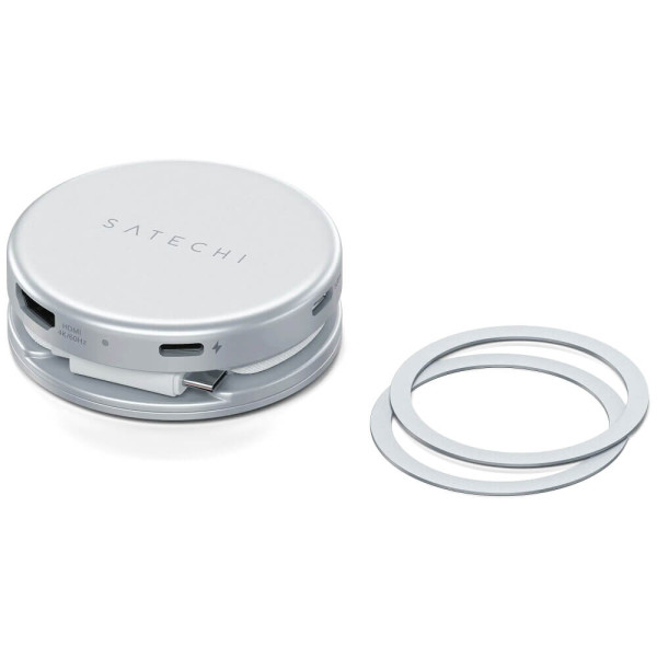Адаптер Satechi OntheGo 5-in-1 USB-C Multiport Adapter Silver (ST-POTG5S)