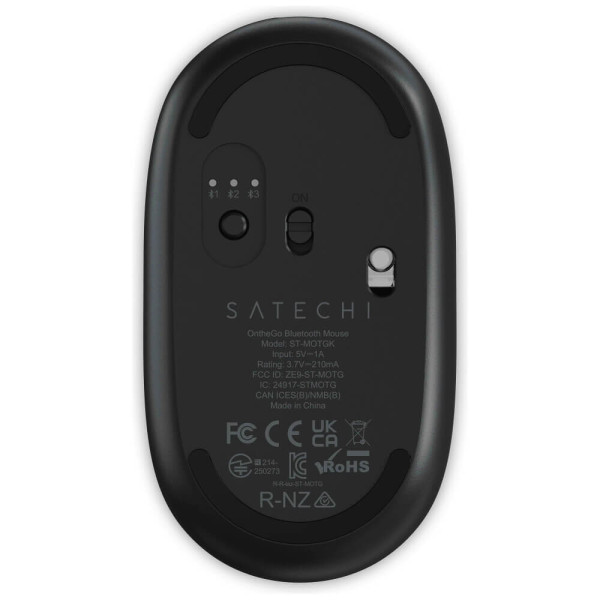 Бездротова миша Satechi OntheGo Bluetooth Mouse Black (ST-MOTGK)