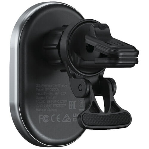 Автомобільний зарядний пристрій Satechi Qi2 Wireless Car Charger Space Gray (ST-Q2CCM)