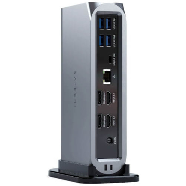 Хаб Satechi Thunderbolt 4 Multimedia Pro Space Gray (ST-DT4PMM-EU)
