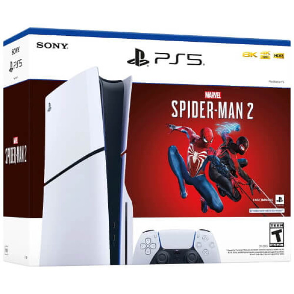 Sony PlayStation 5 Slim 1TB Marvel's Spider-Man 2 Bundle