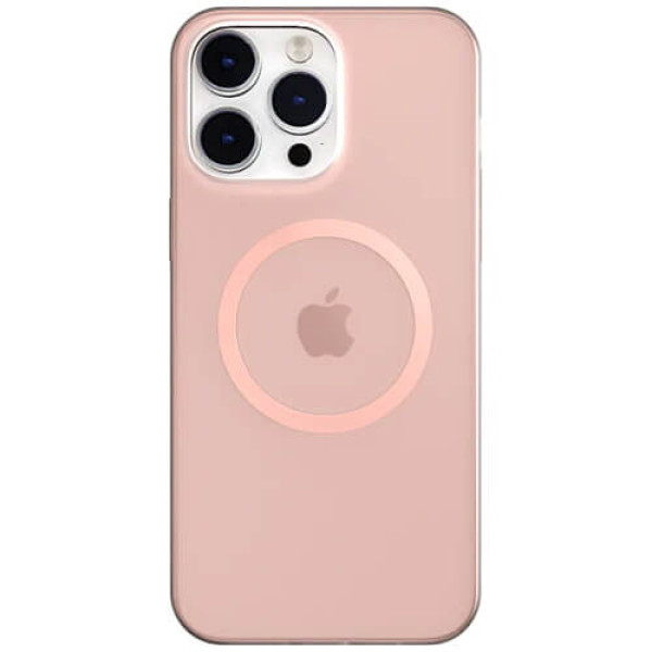 Чохол-накладка Switcheasy Gravity with MagSafe for iPhone 14 Pro Transparent Pink (SPH61P022TP22)
