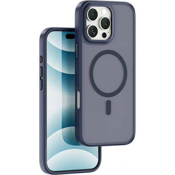 Чохол-накладка WIWU Magnetic Armor Pro Series for iPhone 16 Pro Max FGG-012 (Deep Blue)