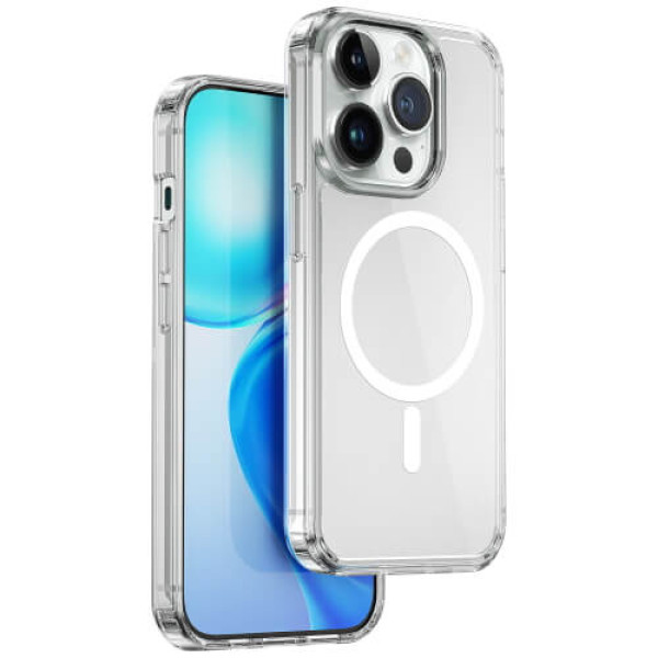Чохол-накладка WiWU MCC-101 Magnetic Crystal Series for iPhone 15 Pro Transparent