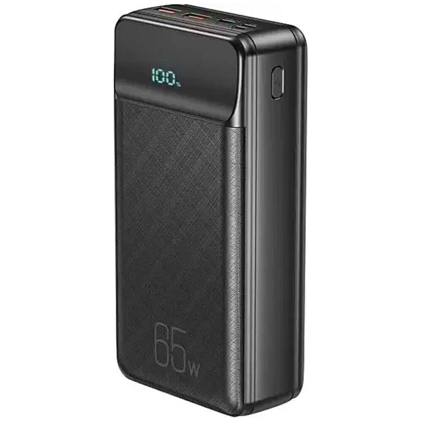 Зовнішній акумулятор XO 65W 30000mAh Black (PR201)