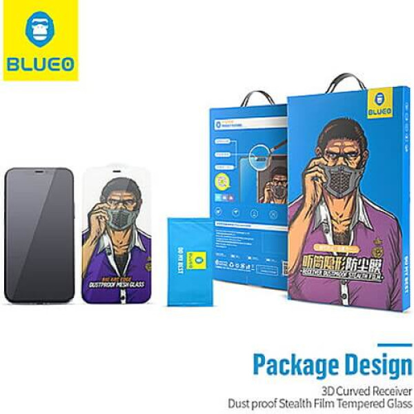Захисне скло Blueo for iPhone 16 Pro Max NPB6 Large Arc Edge Anti-Dust HD Glass (Black)