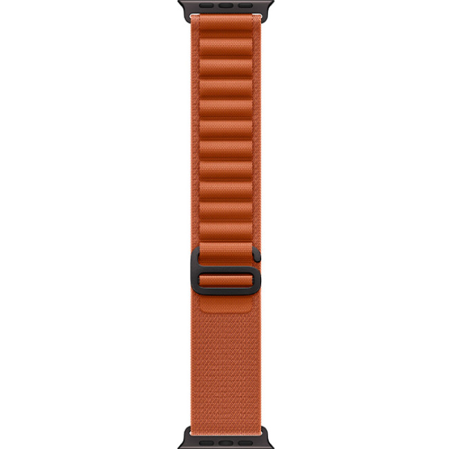 Apple Watch Ultra 3 Black Titanium Case with Terra Cotta Alpine Loop Large (MF254/MG9F4)