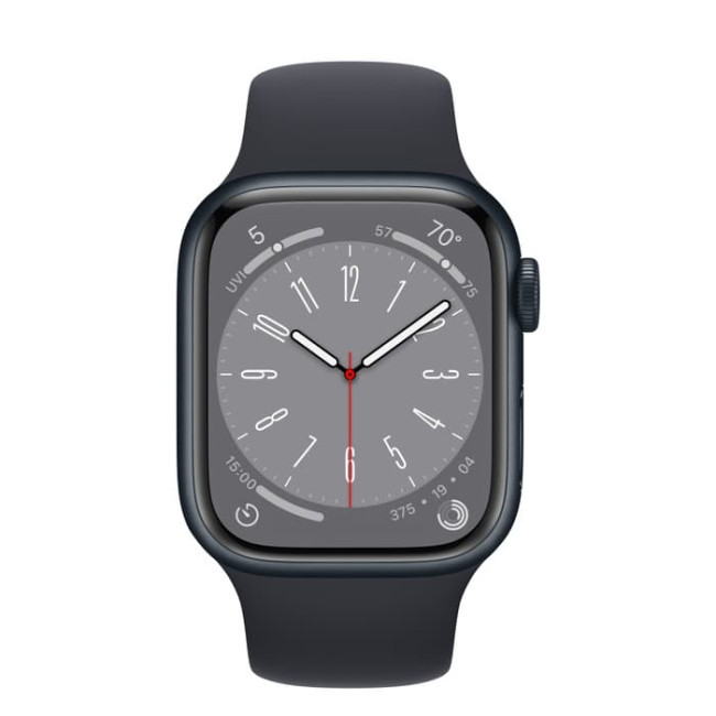 Apple WATCH Series 8 41mm Midnight Aluminium Case with Midnight Sport Band (MNU83) CPO