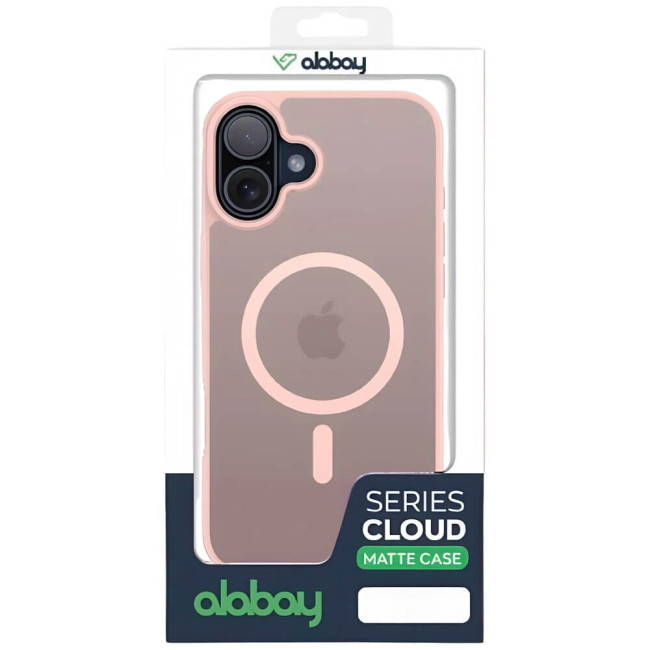 Чохол-накладка Alabay for iPhone 16 Cloud Matte Series Light Pink