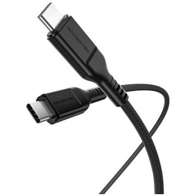 Кабель AmazingThing Thunder Pro USB-C to USB-C 60W (2.1m) Black (CCC210MTHBK)
