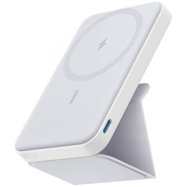 Зовнішній акумулятор Anker 622 Magnetic Wireless Portable Charger 5000mAh Dolomite White (A1614)