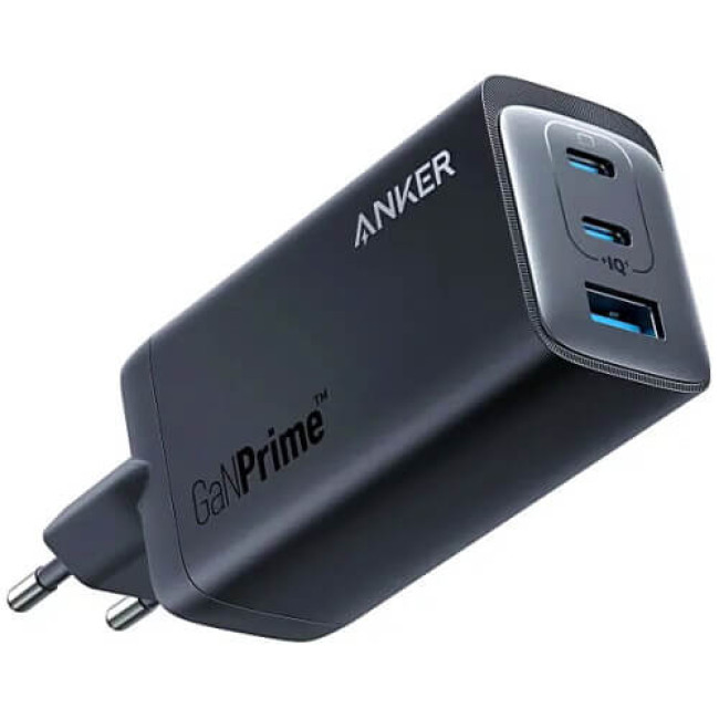 Мережевий зарядний пристрій Anker 737 PowerPort GaNPrime 120W Black (A2148311)