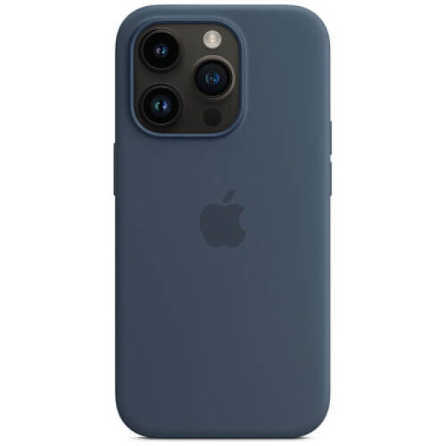 Чохол-накладка Apple iPhone 14 Pro Max Silicone Case with MagSafe Storm Blue (MPTQ3)