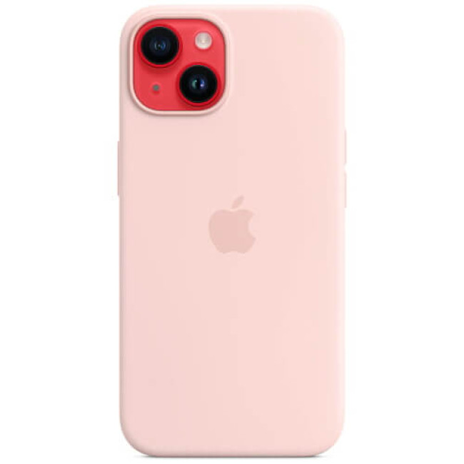 Чохол-накладка Apple iPhone 14 Plus Silicone Case with MagSafe Chalk Pink (MPT73)
