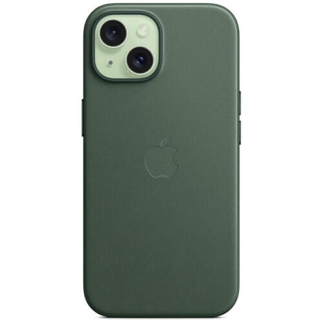 Чохол-накладка Apple iPhone 15 FineWoven Case with MagSafe Evergreen (MT3J3)