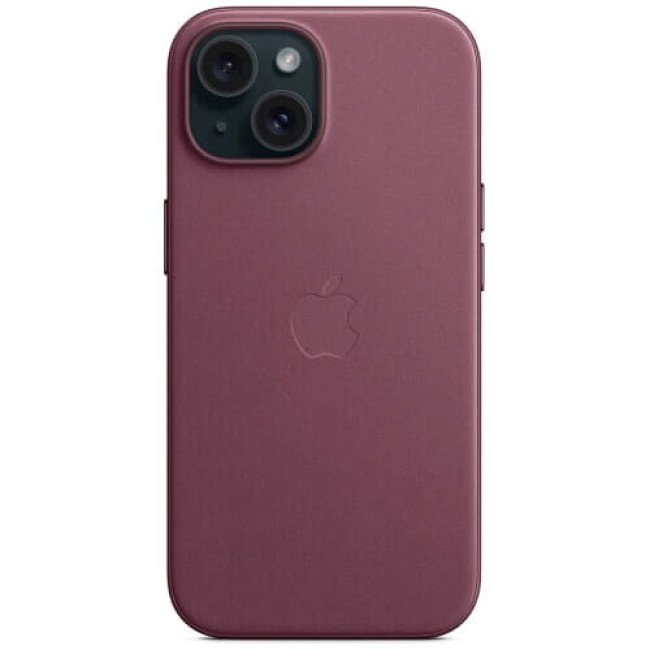 Чохол-накладка Apple iPhone 15 FineWoven Case with MagSafe Mulberry (MT3E3)