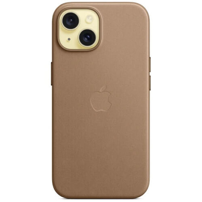 Чохол-накладка Apple iPhone 15 FineWoven Case with MagSafe Taupe (MT3C3)