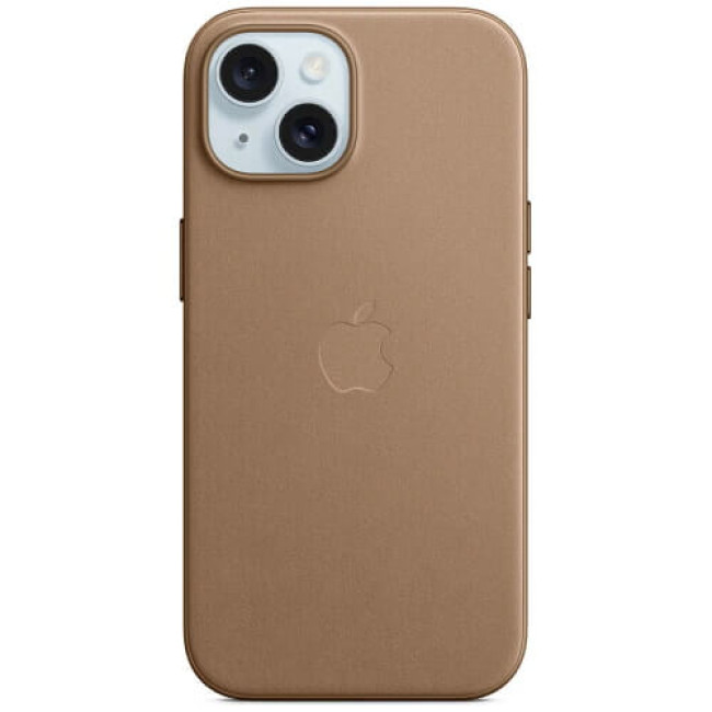 Чохол-накладка Apple iPhone 15 Plus FineWoven Case with MagSafe Taupe (MT473)