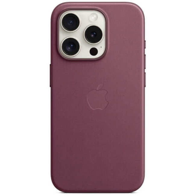 Чохол-накладка Apple iPhone 15 Pro FineWoven Case with MagSafe Mulberry (MT4L3)