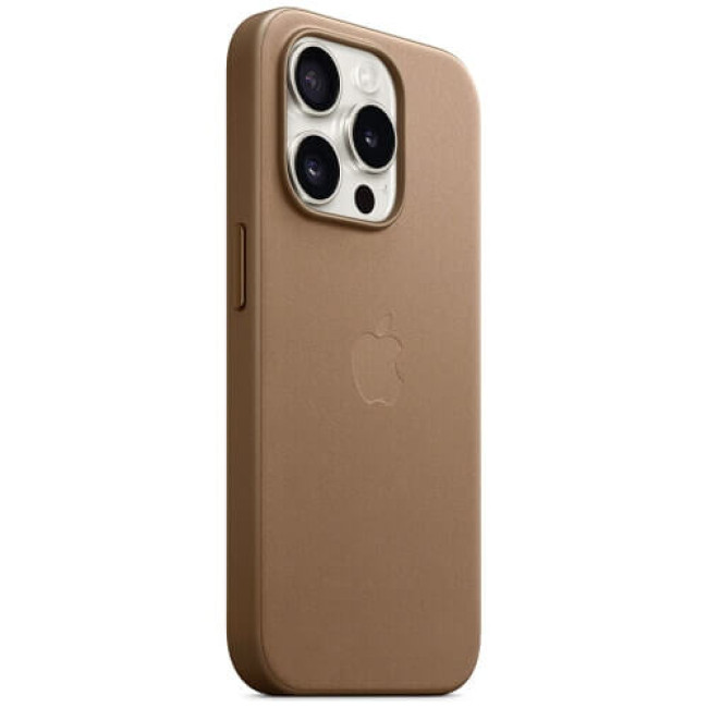 Чохол-накладка Apple iPhone 15 Pro FineWoven Case with MagSafe Taupe (MT4J3)