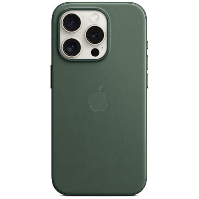 Чохол-накладка Apple iPhone 15 Pro Max FineWoven Case with MagSafe Evergreen (MT503)