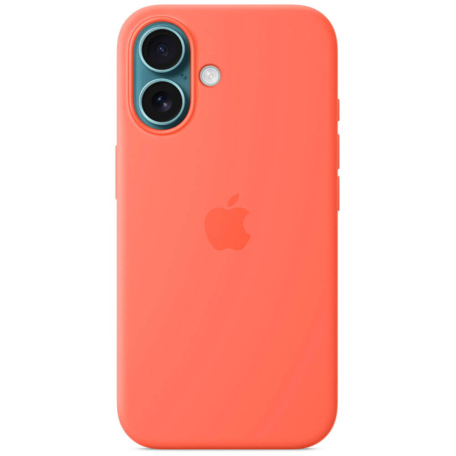 Чохол-накладка Apple iPhone 16 Silicone Case with MagSafe Tangerine (MDGN4)