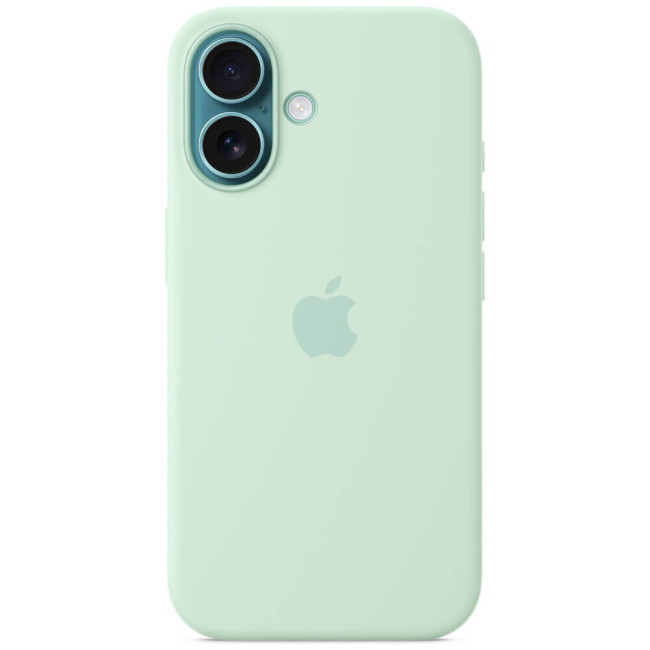 Чохол-накладка Apple iPhone 16 Silicone Case with MagSafe Aquamarine (MDGP4)