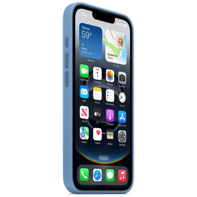Чохол-накладка Apple iPhone 16e Silicone Case Winter Blue (MD3Q4)