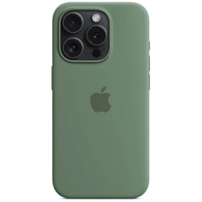 Чохол-накладка Apple iPhone 15 Pro Silicone Case with MagSafe Cypress (MT1J3)