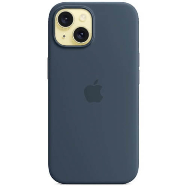 Чохол-накладка Apple iPhone 15 Plus Silicone Case with MagSafe Storm Blue (MT123)