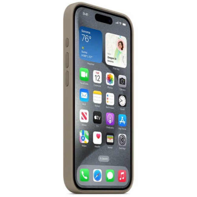 Чохол-накладка Apple iPhone 15 Pro Max Silicone Case with MagSafe Clay (MT1Q3)