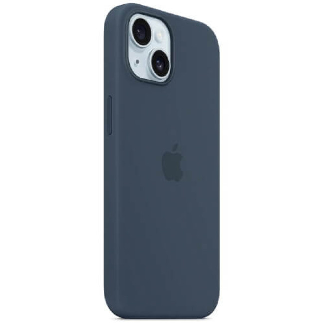 Чохол-накладка Apple iPhone 15 Plus Silicone Case with MagSafe Storm Blue (MT123)
