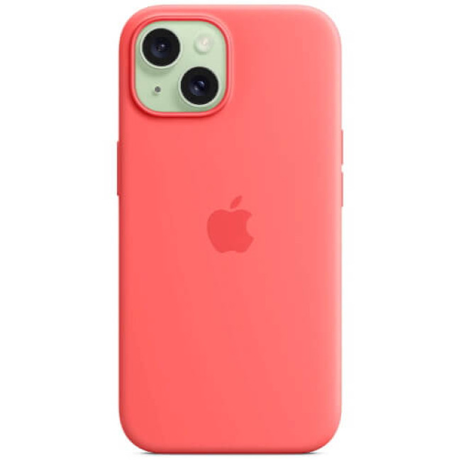 Чохол-накладка Apple iPhone 15 Plus Silicone Case with MagSafe Guava (MT163)