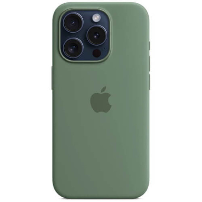Чохол-накладка Apple iPhone 15 Pro Silicone Case with MagSafe Cypress (MT1J3)