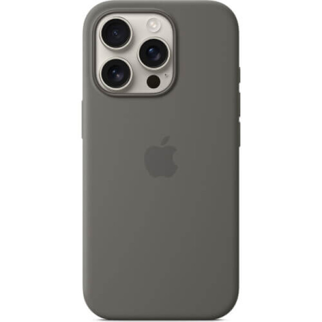 Чохол-накладка Apple iPhone 16 Pro Max Silicone Case with MagSafe Stone Gray (MYYV3)