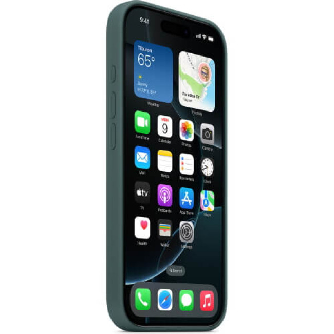 Чохол-накладка Apple iPhone 16 Pro Silicone Case with MagSafe Lake Green (MYYR3)