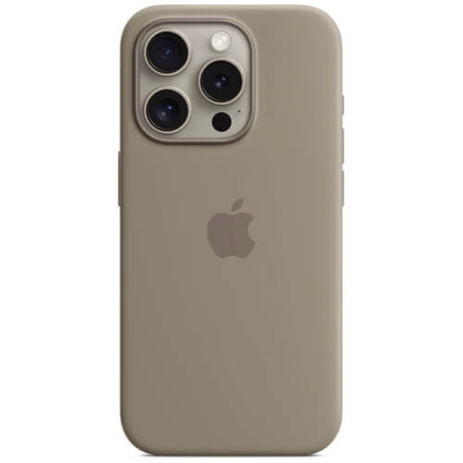 Чохол-накладка Apple iPhone 15 Pro Max Silicone Case with MagSafe Clay (MT1Q3)