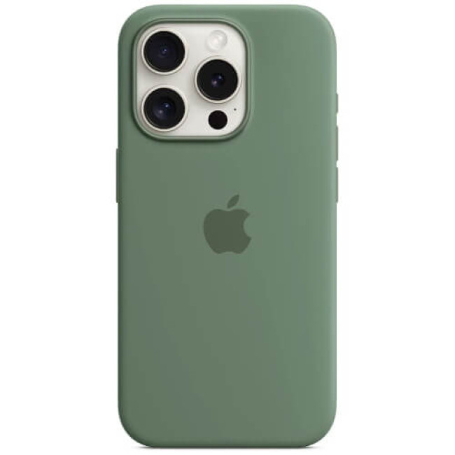 Чохол-накладка Apple iPhone 15 Pro Silicone Case with MagSafe Cypress (MT1J3)