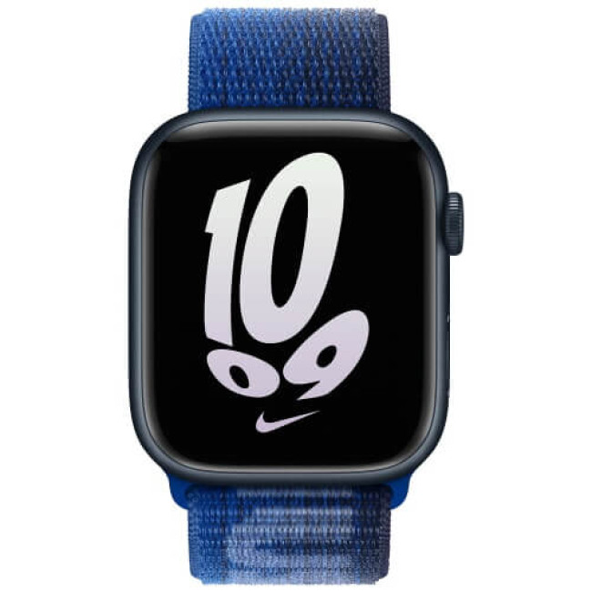 Ремінець Apple Watch 41mm Game Royal/Midnight Navy Nike Sport Loop (MPHY3)