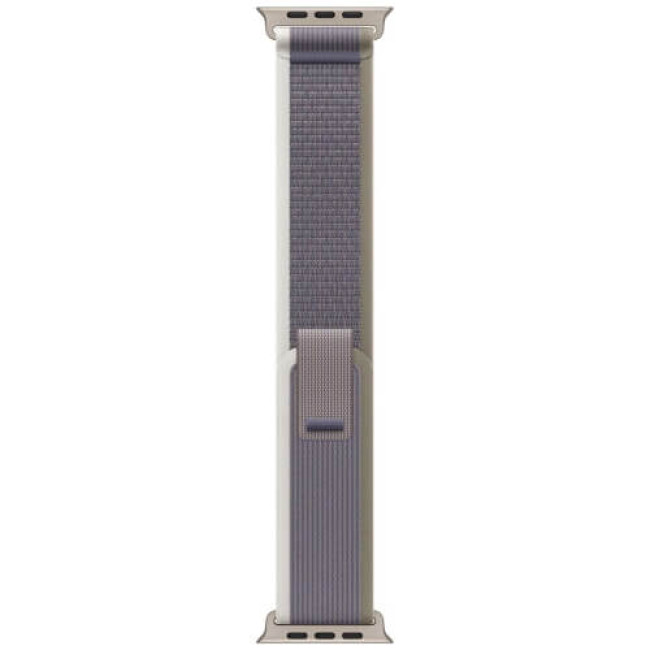 Ремінець Apple Watch 49mm Trail Loop Green/Gray M/L (MT603)