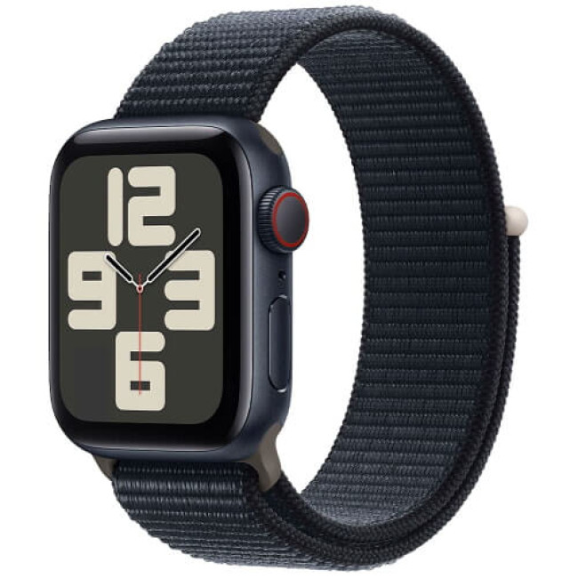Apple WATCH SE GPS + Cellular 40mm Midnight Aluminum Case with Midnight Sport Loop (MRGD3)