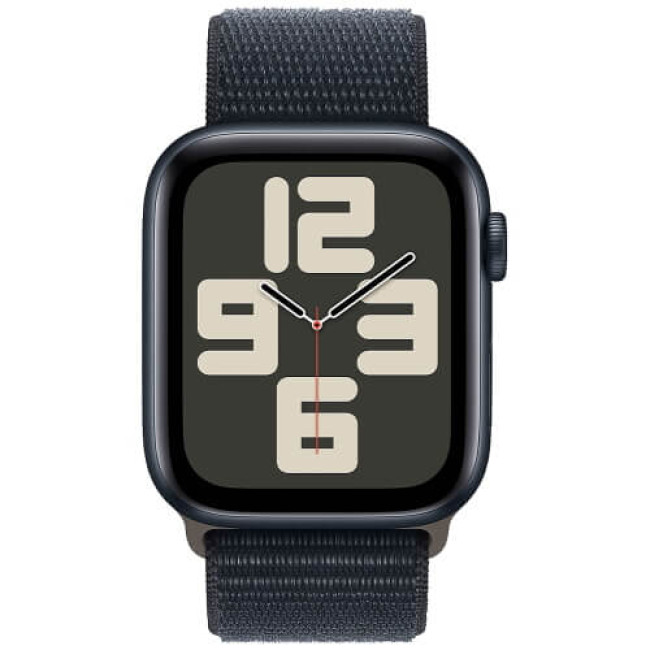 Apple WATCH SE GPS + Cellular 40mm Midnight Aluminum Case with Midnight Sport Loop (MRGD3)