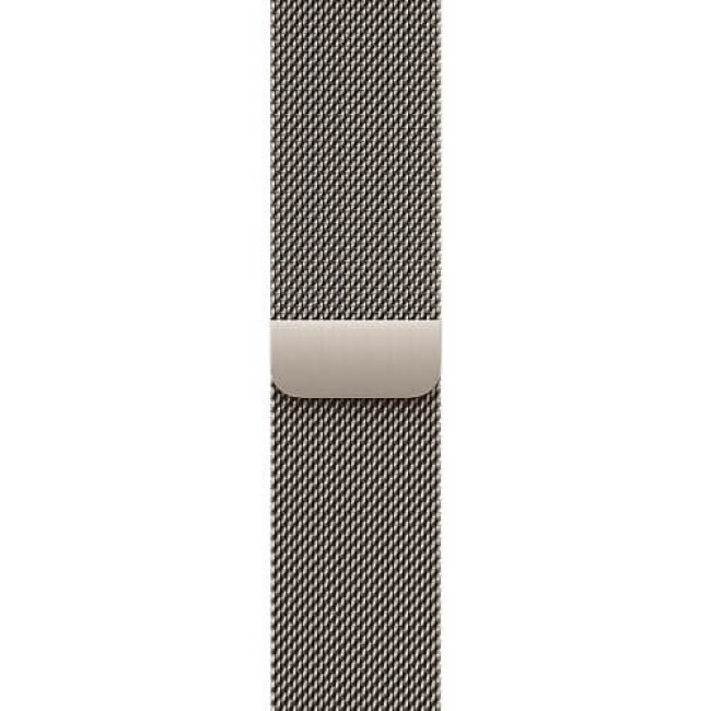 Apple Watch Series 10 42mm Natural Titanium Case with Natural Milanese Loop (MWXF3)
