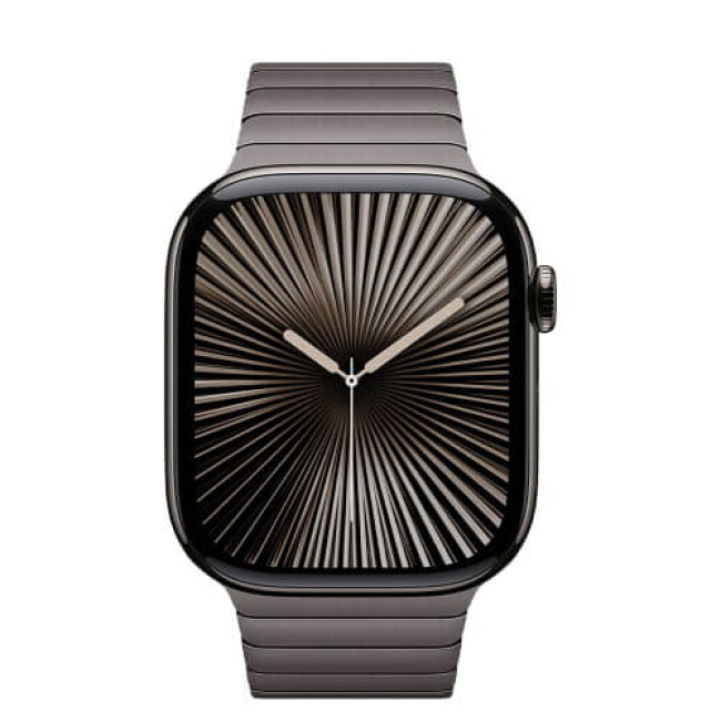Apple Watch Series 10 42mm Slate Titanium Case with Link Bracelet (MX0M3)