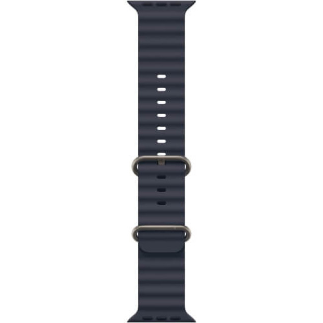 Apple Watch Ultra 2 Natural Titanium Case with Navy Ocean Band (MX4D3)