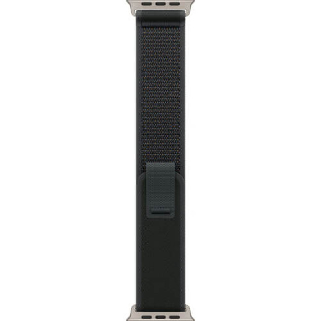 Apple Watch Ultra 2 Natural Titanium Case with Black Trail Loop S/M (MXTQ3)
